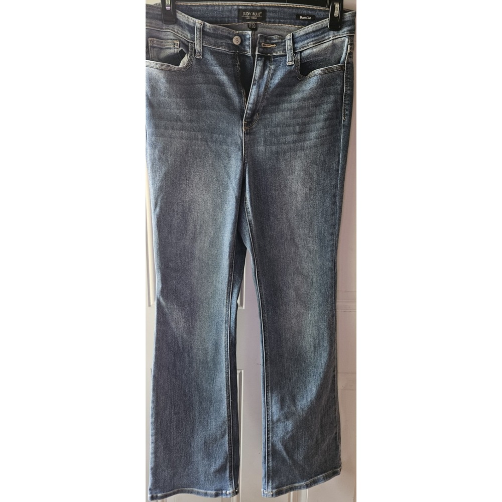Judy Blue Bootcut Jeans Womens 11/30 Medium Wash Stretch Denim Mid Rise